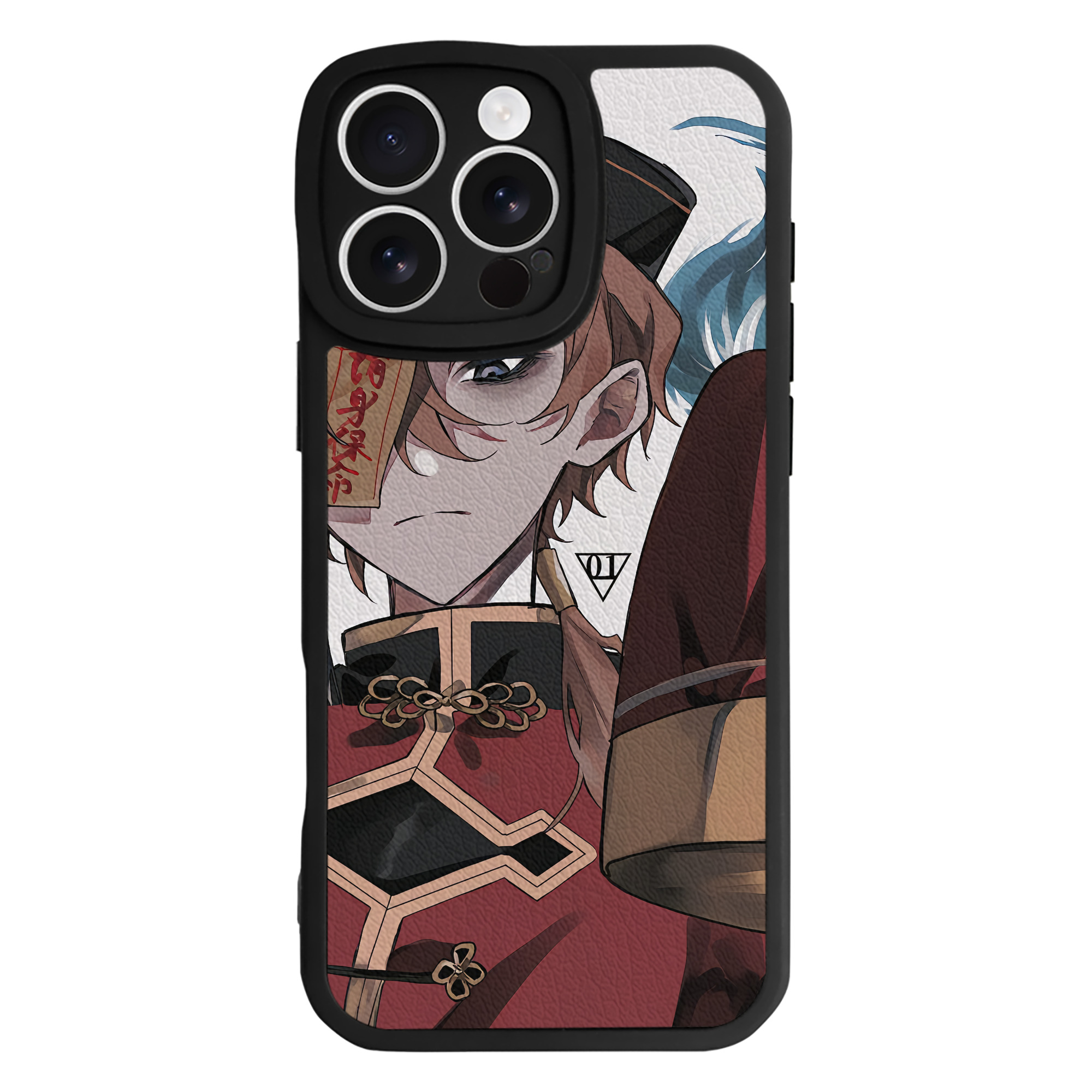 （画像用） 文豪ストレイドッグス Bungo Stray Dogs 【iPhone 16シリーズ対応】シリコンスマホケース（レザー調） 材質：シリコン
